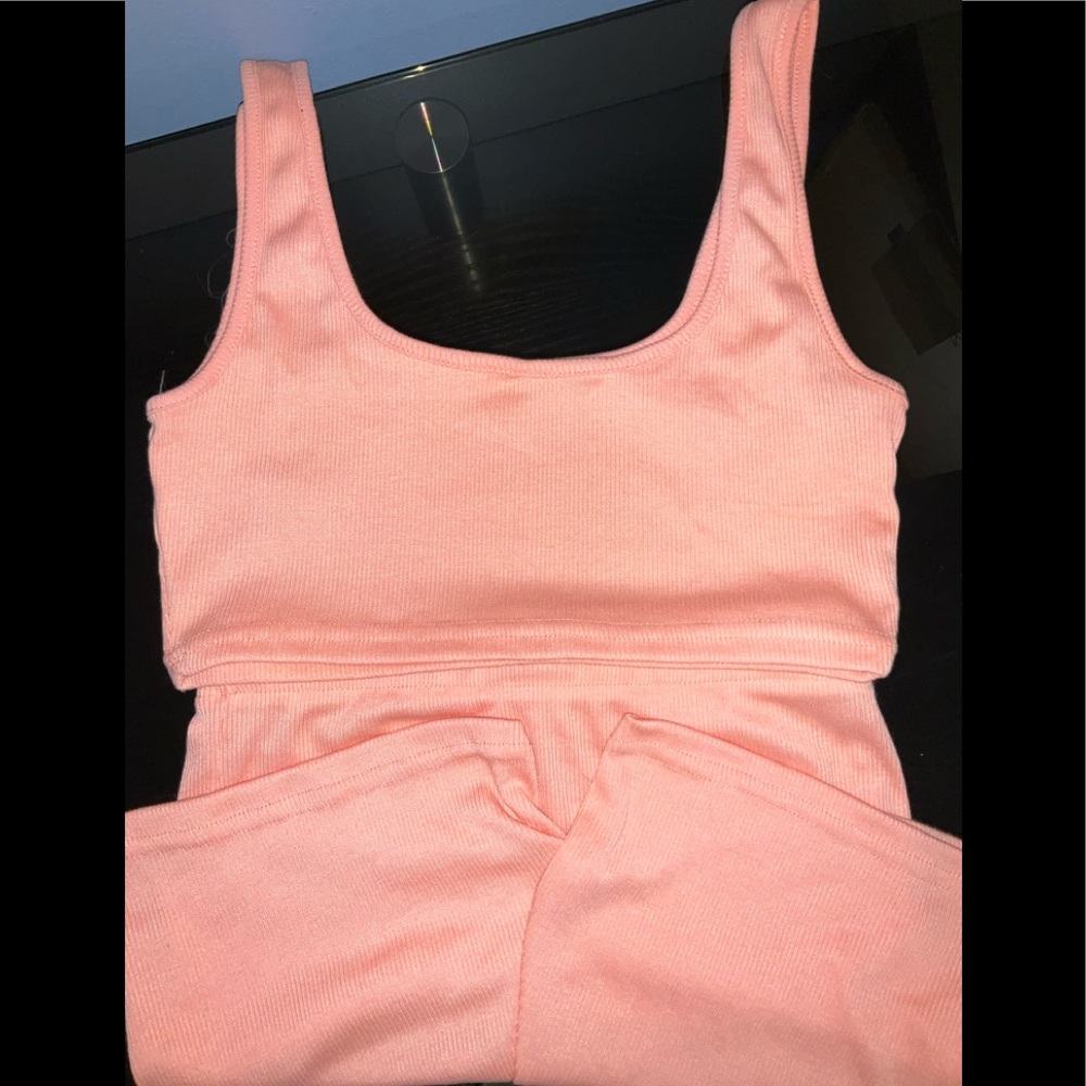 Two piece workout outfit